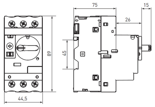 Автомат защиты двигателя 1,6-2,5А GV2P EKF PROxima