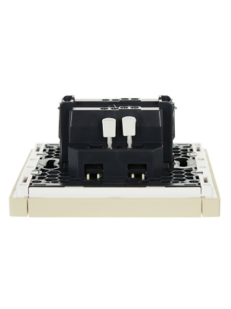 Фортепиано ваниль переключатель 1кл скрытая 10А IP20 