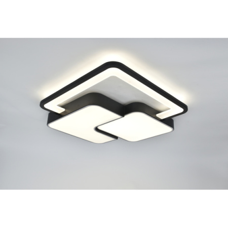 Светильник потолочный (люстра) свд 105Вт 3000К-6000К 5166лм белый/черный пульт диммер 