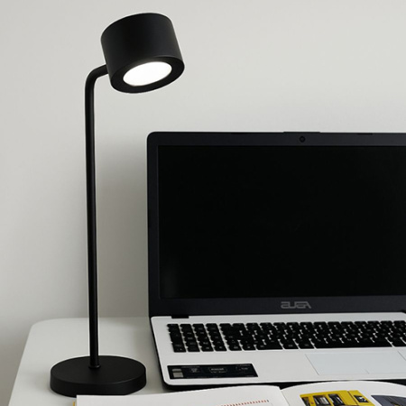 Светильник настольный свд 2,2Вт 4000К 80лм черный подставка, прищепка, настенный USB аккумулятор Osr