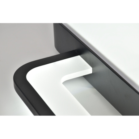 Светильник потолочный (люстра) свд 105Вт 3000К-6000К 5166лм белый/черный пульт диммер 