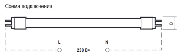 Лампа светодиодная G13 Т8 1200мм 18Вт 4000К 1600лм матовая ФАZA