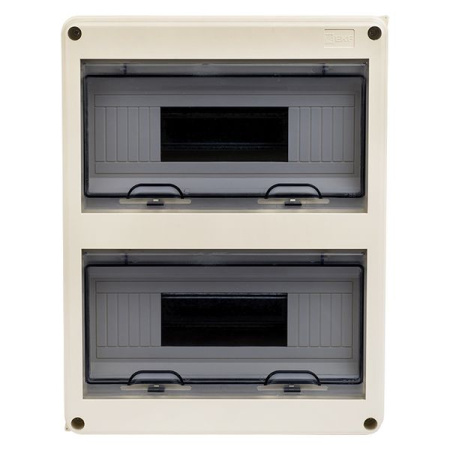 Бокс 24мод навесной белый белая дверь IP65 PROxima EKF