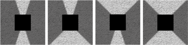 Светильник настенный 2*4Вт GU10 IP65 черный пластик Jazzway