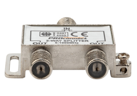 Делитель TVх2 5-1000МГц +3F-разъема 