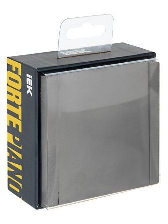 Фортепиано сталь переключатель 1кл скрытая 10А IP20 