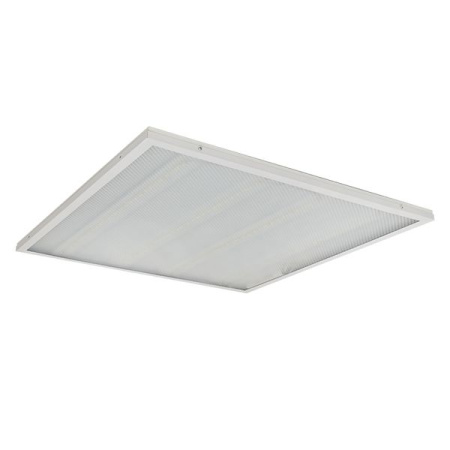 Светильник ДВО/ДПО 4000К призма 36Вт 3600лм 595*595*19мм белый  EKF