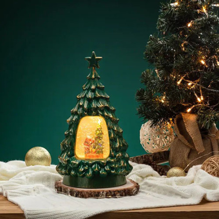 Светильник "Новогодняя елка" 19*17*33см 1свд белый от USB