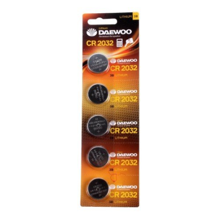 Батарейка дисковая CR2032 штучно Daewoo 