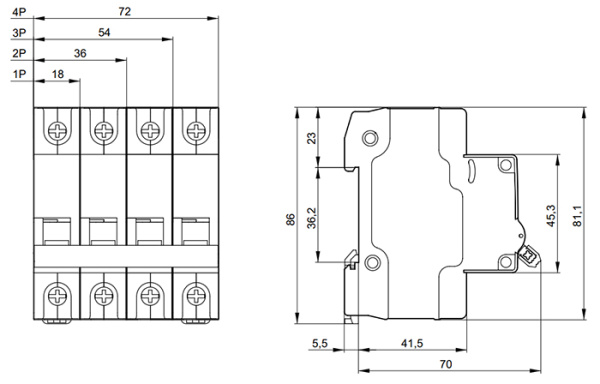 Автомат 1Р 16А C 4,5кА ВА47-29М GENERICA