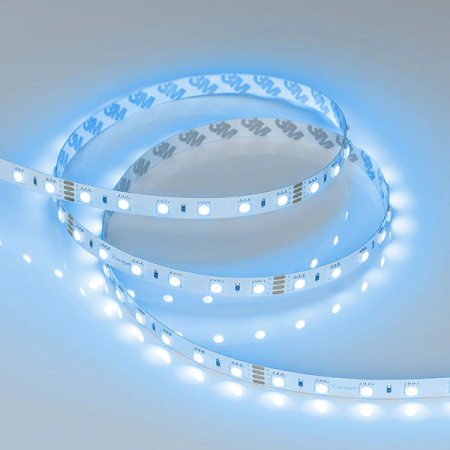 Лента RT-B60-10mm 24V RGB (14.4 W/m, IP20, 5060, 5m) (ARL, Открытый)