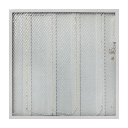 Светильник ДВО/ДПО 4000К призма 36Вт 3600лм 595*595*19мм белый  EKF