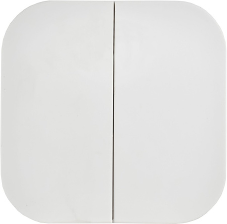 Глори белый выключатель 2кл открытая 10А IP20  