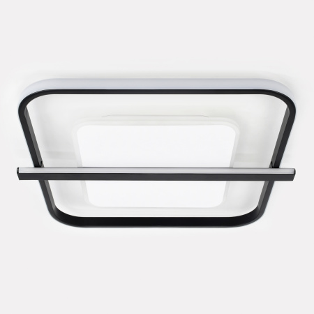 Светильник потолочный (люстра) свд 107Вт 3000К-6000К 3330лм черный/белый пульт диммер 