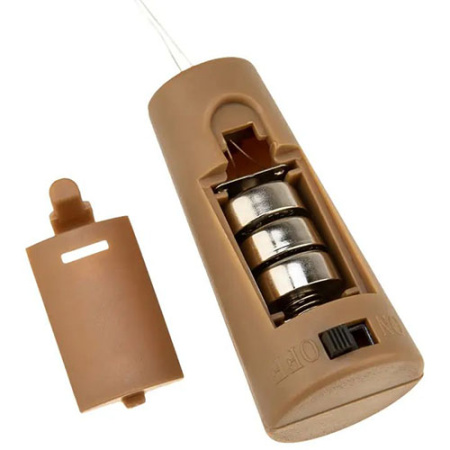 Гирлянда нить 2м белый 20свд IP20 серебро провод Роса с пробкой 3хLR44