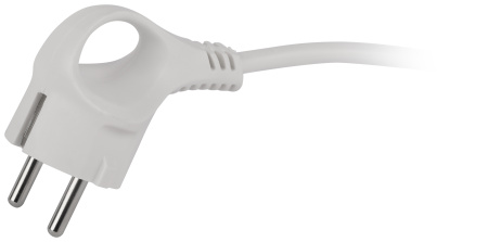 Удлинитель 2-мест 3м ПВС 3*0,75 белый ЭРА  Greenline