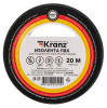 Изолента ПВХ 15мм*20м черный Kranz 