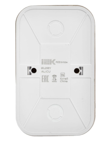 GLORY Роз. 2-я с з/к без з/ш о/у 16А РС22-3-ХШм шамп. м. IEK