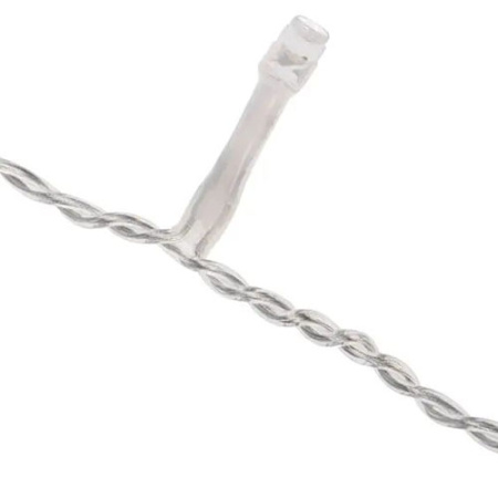 Гирлянда занавес 2*1,5м теплый белый 150свд соединяемая IP44 прозрачный провод мерцание (до 8мод)