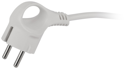 Удлинитель 3-мест 5м ПВС 3*0,75 белый выкл ЭРА  Greenline