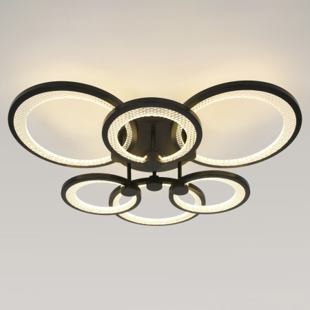 Светильник потолочный (люстра) свд 117Вт 3000К-6500К 9500лм черный пульт