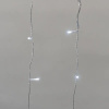 Гирлянда занавес 2*1,5м белый 150свд соединяемая IP44 прозрачный провод мерцание (до 8мод)