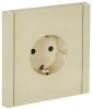 Фортепиано ваниль розетка скрытая 1-мест заземление IP20 