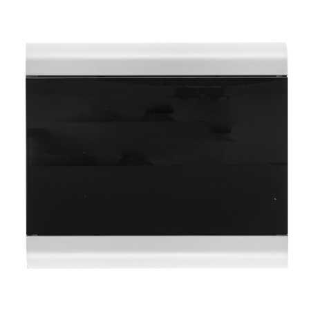 Бокс 10мод навесной белый чёрная дверь IP41 ЩРН-П EKF Basic