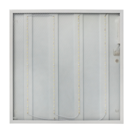 Светильник ДВО/ДПО 4000К призма 36Вт 3600лм 595*595*19мм белый  EKF