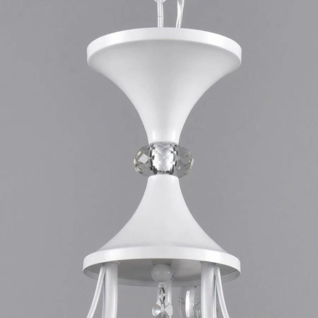 Светильник подвесной (люстра) 3*60Вт E14 белый Вуаль