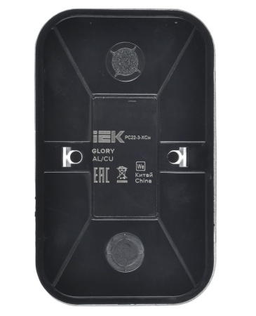 GLORY Роз. 2-я с з/к без з/ш о/у 16А РС22-3-ХСм сталь м. IEK