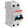 Дифавтомат 2Р 16А C 30мА 6кА DS201 2мод ABB