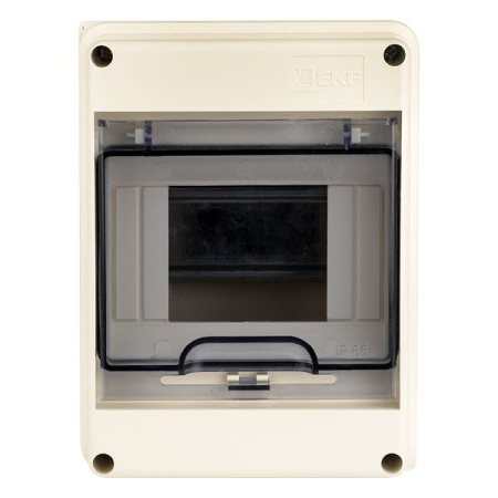 Бокс 5мод навесной серый прозрачная дверь IP65 ЩРН-ПГ EKF 