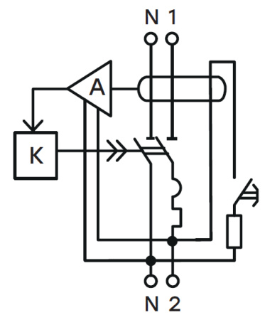 Дифавтомат 2Р 20А C тип AC 30мА 4,5кА 2мод АД12 EKF