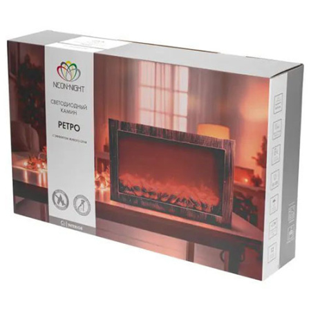 Светильник "Камин Ретро" 60,3х11х36,8смсм свд белый