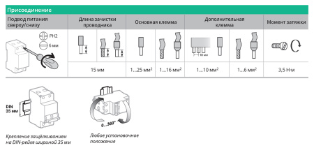 Дифавтомат 2Р 20А C тип AC 30мА 6кА 2мод S9D Systeme Electric Systeme9