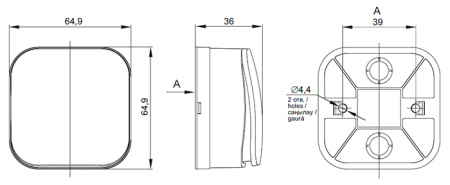 Глори шампань выключатель 2кл открытая 10А IP20  